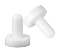 SEWACC Lot de 2 Poussoirs à Tartelettes en Plastique Alimentaire PP Diamètre 8 CM Presse-Pâte Ergonomique pour Moule à Fond de Tarte Outil de Façonnage pour Pâtisserie Maison