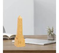 SEWACC Lot de 2 Statues Égyptiennes en Résine Figurines Décoratives de Temple Antique Monuments de L'Égypte Ancienne pour Décoration de Bureau et Maison Ornement Vintage Élégant