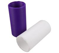 SEWACC Lot de 2 Tunnels Extensibles pour Petits Animaux, Tunnel pour Hamster en Plastique Résistant aux Morsures, Cachette Sécurisée Blanc et Violet, d'Agilité pour Furets et