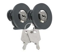 SEWACC Lot de 2 Verrous de Prise Électrique en Alliage de Zinc avec Clés, Coque en Abs, Design Compact, Prévention des Erreurs D’utilisation pour Environnements Industriels