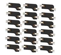 SEWACC Lot de 20 Prises PCB à Chaud pour Clavier Mécanique, Support Abs Noir Deux Pinces, Échange Rapide D'interrupteurs, Accessoire Pratique pour Clavier DIY