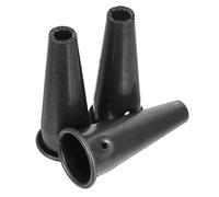 SEWACC Lot de 3 Connecteurs Coniques pour Rallonge de Manche de Binette et Râteau, Petite Taille, Pièce de Remplacement en Métal Robuste pour Outils de Jardinage, Compatible Bois, Usage