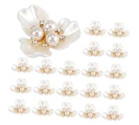 SEWACC Lot De 3 Couvre-chefs Chics En Forme De Rose Pour Femmes Accessoires De Cheveux À Fleurs Jaune Clair Pour Fêtes 20 Pièces X 3