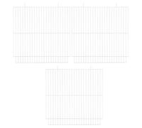 SEWACC Lot de 3 Panneaux Séparateurs en Fer 28 X 27 Cm pour Cage Hamster et Petits Animaux, Déflecteur D'habitat Sécurisé sans Bavures, Cloison Métallique Polyvalente pour Enclos