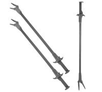 SEWACC Lot de 3 Pinces en Plastique Gris Extra Longues 50 Cm pour Aquarium - Outil de Plantation Nettoyage de Plantes Aquatiques - Pince à Nourriture pour Poissons, Accessoires