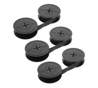 SEWACC Lot de 3 Rubans Encreurs en Nylon Large à Double Bobine Noir pour Machine à Écrire Ancienne Compatibles Modèle Gr, Ne800 Ne3000, Rubans de Rechange Solide pour Usage Bureau