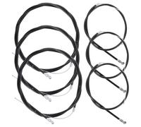 SEWACC Lot de 3 Sets de Sets de Ensembles de Câbles et Gaines de Frein Vélo en Plastique et Métal Noir, Protection Optimale du Câble Intérieur, Facile à Transporter pour Cyclisme