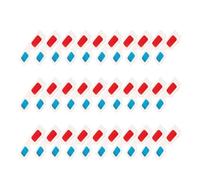 SEWACC Lot de 30 Lunettes 3D en Carton Blanches Verres Anaglyphes Rouge et Bleu, Légères et Jetables, Universelles pour Cinéma, Films et Vidéos, Compatibles Adultes et Garçon et Filles,