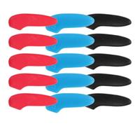 SEWACC Lot de 30 Manchons Protège-Pointes de Couteaux Universels en Plastique Résistant Multi-Tailles Couleurs Rouge Bleu Noir Housses de Protection Anti-Usure Cuisine et Transport