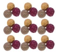 SEWACC Lot de 36 Boules à Mâcher pour Lapins, Molaire en Herbes Naturelles Mélangées, Diamètre 3 Cm, Assortiment Fleurs de Rose, Souci et Foin, à Mâcher pour Petits Animaux de Compagnie