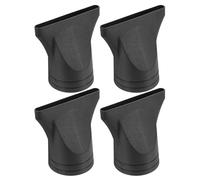 SEWACC Lot de 4 Embouts Noirs pour Sèche-Cheveux Concentrateurs Étroits Universels 4-48 CM Accessoires de Rechange pour Coiffure Professionnelle Diffuseurs D’Air Ciblés pour Séchage
