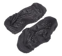 SEWACC Lot de 4 Housses d'Accoudoirs Amovibles Extensibles pour Chaise de Bureau, Protection Anti-Poussière en Tissu Waffle Élastique, Couleur Gris Foncé, Compatible Chaise Gaming et