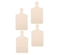 SEWACC Lot de 4 Mini Planches à Découper en Bois Interactives 23 X 89 X 03 CM de Graffiti pour Garçon et Filles Fournitures DIY Créatives pour Jeux Éducatifs et Artistiques