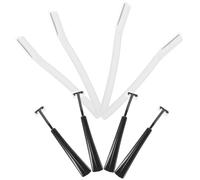 SEWACC Lot de 4 Sets de Rasoirs à Sourcils T de Précision pour Femmes, Mini Tête, Lame Fine, Outil Dermaplaning Multifonction Portable pour Visage et Sourcils, Kit 8 Pièces