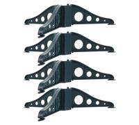 SEWACC Lot de 4 Supports Amovibles pour Sapin de Noël Artificiel, pour Sapins de 1,2 à 1,5 M, Vert, Diamètre du Trou : 1,9 Cm, 39,9 X 36,8 X 6,4 Cm.