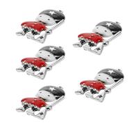 SEWACC Lot de 5 Breloques Casse-Noisette en Métal pour Bijoux DIY Accessoires Artisanaux de Noël Charms pour Bracelets Colliers et Boucles D’Oreilles Création Festive et Décoration