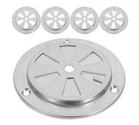 SEWACC Lot de 5 grilles de ventilation en acier inoxydable - Grille d'aération en métal pour barbecue, fumoir, four d'intérieur, plaque de remplacement en maille résistante à la chaleur,
