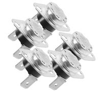 SEWACC Lot De 5 Thermostats De Sèche-linge Dc47-000 250v 16a, Élément Chauffant à Bande Mince, Thermostat De Chauffage De Sécheuse 185℉ Pour Appareils Électroménagers, Pièces De Remplacement Fiables