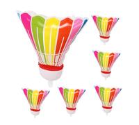 SEWACC Lot de 6 Ballons de Badminton Gonflables en Aluminium Petit Format Multicolore Décorations pour Fête D’Anniversaire à Thème Sport Ballons de Sport pour Événements et