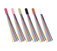 SEWACC Lot de 6 Marque-pages en Ruban Cuir Pu Colorés, Accessoires Multifonctions pour Lecture Biblique, Pages Repérables, Signets Pratiques et Solide pour Bible et Livres Religieux