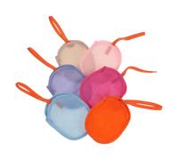 SEWACC Lot de 6 Sachets Filet à Savonnette Exfoliants Ovales Maille Fine pour Mousse Riche Séchage Rapide Couleurs Variées Accessoire Polyvalent pour Peau Sensible