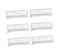 SEWACC Lot De 6 Séparateurs De Réfrigérateur : Séparateurs De 26 cm (10,22 pouces) Pour Étagères - Séparateurs Réutilisables En Plastique Robuste À Clipser - Accessoires Pour