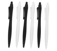 SEWACC Lot De 6 Stylets Tactiles pour Écran LCD Garçon Et Filles, Stylo à Dessin Capacitif, Accessoires Portables Noir Et Blanc, Écriture Précise pour Tablette Graphique Et Applications Créatives