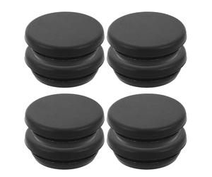 SEWACC Lot de 8 Bouchons de Vidange en Silicone Noir pour Congélateur Vertical Bouchon de Réfrigérateur Rond 27 MM Étanche et Résistant pour Bac de Récupération Protection Anti-Fuite