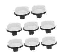 SEWACC Lot De 8 Boutons De Machine À Laver À Double Barillet Et À Double Cylindre Accessoire De Bouton De Démarrage De Sèche-Linge Bouton De Sèche-Linge De Remplacement Minuterie De
