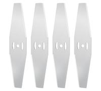 SEWACC Lot de 8 lames de tondeuse à gazon en métal, lames de rechange pour coupe d'herbe, outils de jardin robustes pour l'entretien de la cour