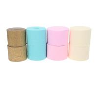 SEWACC Lot de 8 Serpentins en Papier Crépon Coloré Indéchirable, Décorations Festives pour Mariage et Anniversaire, Couleurs Or, Rose Clair, Blanc Crème et Bleu Clair, Accessoires