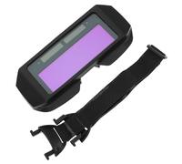 SEWACC Lunettes de Soudage à Assombrissement Automatique Branches Orange, Protection Oculaire pour Soudeurs, Écran Lcd Anti-uv, Légères et Adaptées au Soudage Tig Mig, 1 Pièce