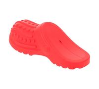 SEWACC Mâcher pour Chien en Silicone Rouge, Forme Pantoufle, Couineur pour Chiots, Stimulant Mental et Physique, Nettoyable, pour Chiens Qui Aiment Mordiller