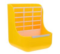 SEWACC Mangeoire Plastique Polyvalente pour Lapins et Petits Animaux Support Solide et Panier Alimentation Multifonction pour Cages de Rongeurs Adapté à Cochons et Chinchillas Rangement