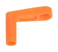 SEWACC Manivelle de Dévidoir de Tuyau D’Arrosage en Plastique Dur Orange Accessoire de Chariot pour Enrouleur de Tuyau Poignée de Rechange Pratique pour Jardin et Extérieur