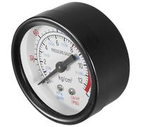 SEWACC Manomètre pour Compresseur d'Air sans Huile 1/4 Filetage Vertical en Fer Outil de Mesure de Pression Précis Accessoire Compact pour Contrôle Air Comprimé Maintenance