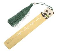 SEWACC Marque Page Laiton Décoratif Règle Droite Style Chinois pour Lecture pour Étudiants et Professeurs