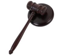 SEWACC Marteau Bois Enchères avec Socle Maillet de Juge Multifonction pour Jeux de Rôle Garçon Fille Accessoire de Tribunal et Salle des