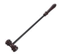 SEWACC Marteau Bois Massif pour Juge Pratique et Élégant Accessoire de Juge et Enchères pour Avocat et Commissaire Priseur Usage Professionnel et Costume