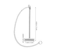 SEWACC Marteau Brise-Vitre d'Alarme de Sécurité Compatible Borne Incendie, Acier Inoxydable, Adapté aux Bureaux et Chambres