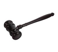 SEWACC Marteau de Juge en Bois Massif 1 Pièce, Maillet pour Vente aux Enchères, Format Compact Portable, Marteau du Juge pour Tribunal et Commissaire-priseur, Accessoire Bureau et Salle