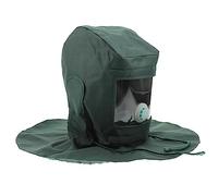 SEWACC Masque de Sablage Professionnel en Toile Lentille Acrylique Transparente, Protection Anti-poussière et Anti-Vent, Léger et Confortable pour Ponçage et Aérogommage, Équipement