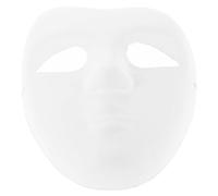 SEWACC Masque Maquillage de L'opéra de Pékin, Design Unique Blanc en Papier Fait Maison Peint la Main pour Développer les Compétences Artistiques pour Fête à Thème