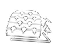 SEWACC Matrice de Découpe Acier Au Forme Ananas et Tasse Pochoir pour Découpage Diy Outil Scrapbooking et Création Cartes