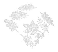 SEWACC Matrice de Découpe en Acier au Carbone Feuille 10X96 CM Pochoir Métallique pour Scrapbooking Découpe Papier DIY Outil Solide pour Création Cartes et Décoration Fête