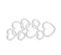 SEWACC Matrices de Découpe Cœur pour Scrapbooking Pochoir DIY Acier Outil Multi Usage pour Albums Photos et Décoration