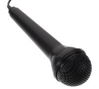 SEWACC Microphone Léger en Plastique Noir pour Clavier Électronique Raccord Direct, Accessoire Portable pour Piano Électronique la Maison Extérieur