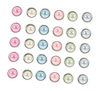 SEWACC Mini Attaches Parisiennes en Métal Souple Lot de 50 pour Scrapbooking Et Loisirs Créatifs Multicolores