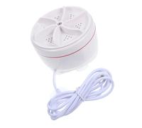 SEWACC Mini Lave-linge Portable Turbine Mini Machine à Laver Légère PP pour Voyages -vêtements et Petits Vêtements Lavage Délicat sans Déformation