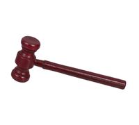 SEWACC Mini Marteau de Juge Bois Naturel Éducatif Sécurisé pour Garçon Fille pour Jeux de Rôle et Apprentissage Justice Couleur